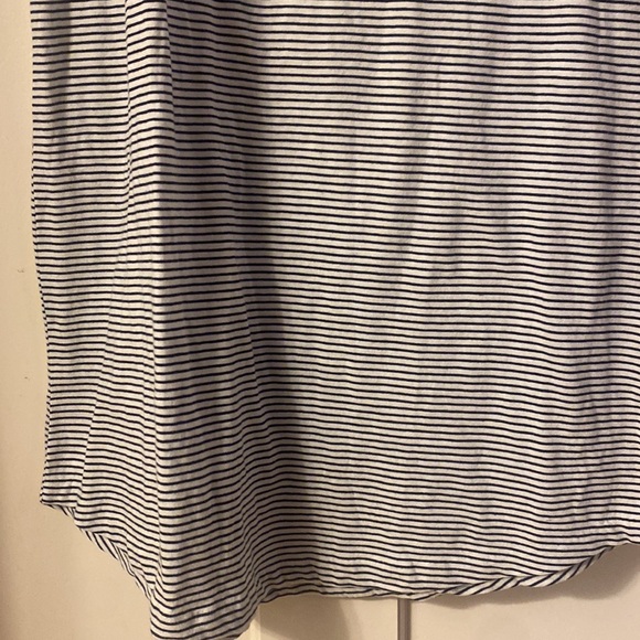NWT Jcrew factory cotton ruffle lightweight casual dress, black / white, small! - Picture 5 of 10